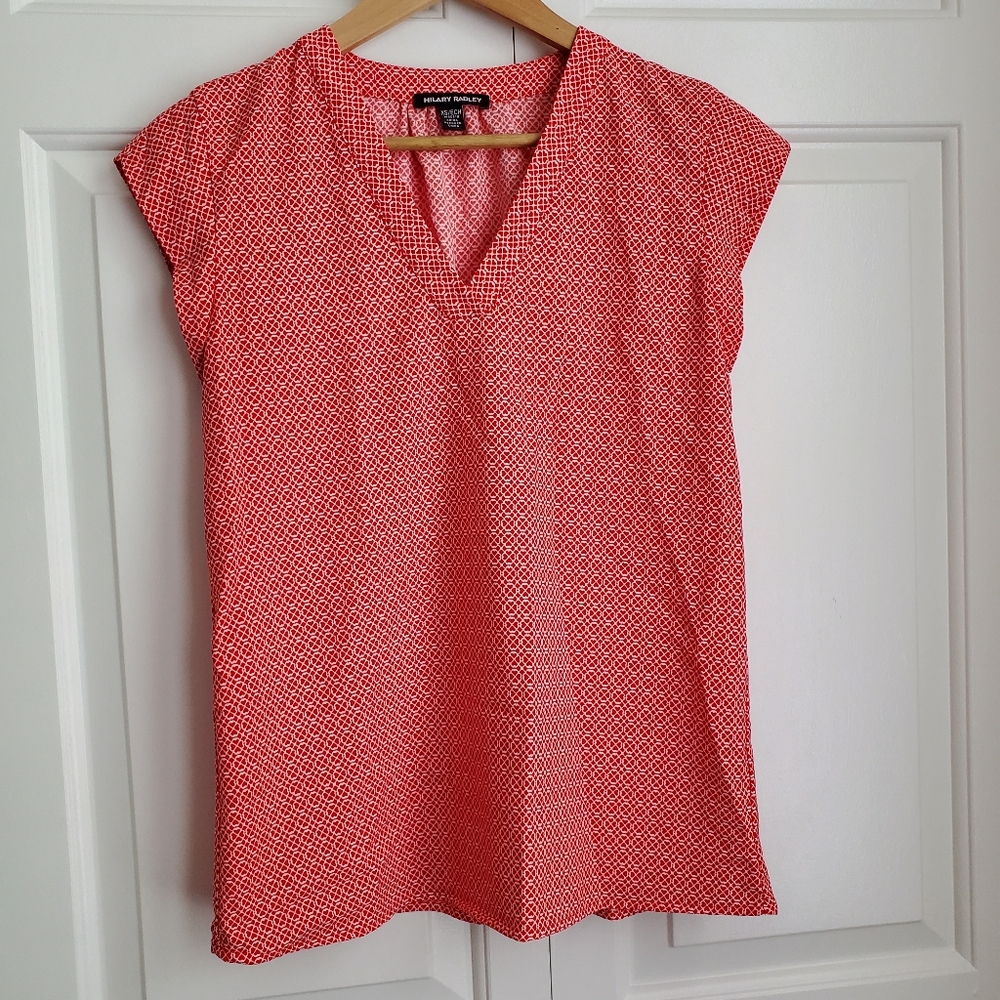Hilary Radley v-neck blouse